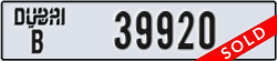 dubai - code - B - number -39920