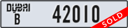 dubai - code - B - number -42010