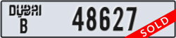 dubai - code - B - number -48627