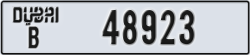 dubai - code - B - number -48923