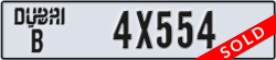 dubai - code - B - number -4X554