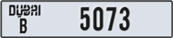 dubai - code - B - number -5073