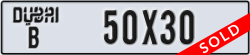 dubai - code - B - number -50X30