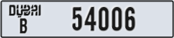 dubai - code - B - number -54006