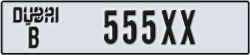 dubai - code - B - number -555XX