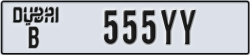 dubai - code - B - number -555YY