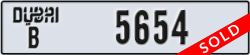 dubai - code - B - number -5654