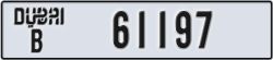 dubai - code - B - number -61197