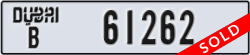 dubai - code - B - number -61262