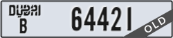 dubai - code - B - number -64421