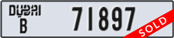 dubai - code - B - number -71897