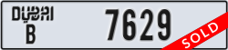 dubai - code - B - number -7550