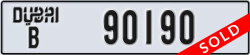 dubai - code - B - number -90190