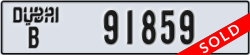 dubai - code - B - number -91859