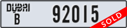 dubai - code - B - number -92015