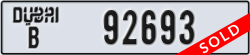 dubai - code - B - number -92693