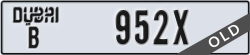 dubai - code - B - number -952X