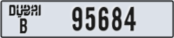 dubai - code - B - number -95684
