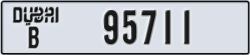 dubai - code - B - number -95711