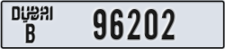 dubai - code - B - number -96202