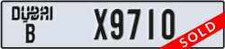 dubai - code - B - number -X9710