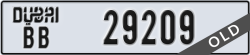 dubai - code - BB - number -29209