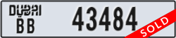 dubai - code - BB - number -43484