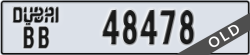 dubai - code - BB - number -48478