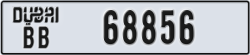 dubai - code - BB - number -68856