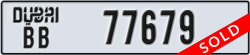dubai - code - BB - number -77679