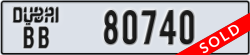 dubai - code - BB - number -80740