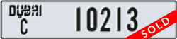 dubai - code - C - number -10134