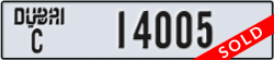 dubai - code - C - number -14005