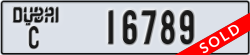 dubai - code - C - number -16710