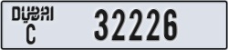 dubai - code - C - number -32226