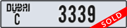 dubai - code - C - number -3339
