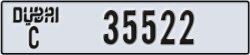 dubai - code - C - number -35443