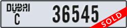 dubai - code - C - number -36545