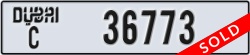 dubai - code - C - number -36773