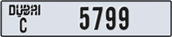 dubai - code - C - number -5799