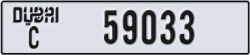 dubai - code - C - number -59033