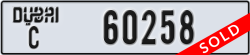 dubai - code - C - number -60258