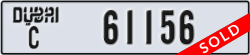 dubai - code - C - number -61156