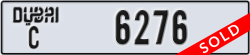 dubai - code - C - number -6276