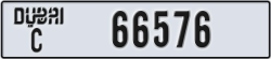 dubai - code - C - number -66576