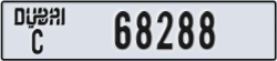 dubai - code - C - number -68288