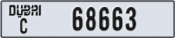 dubai - code - C - number -68663