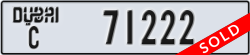 dubai - code - C - number -71222