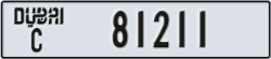 dubai - code - C - number -81211
