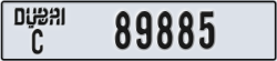 dubai - code - C - number -89806
